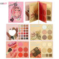 HUXIA BEAUTY Book Shape Matte Eyeshadow Palette, Glitter Contour, Pressed Brown Powder, Pigment Highlighter, Face Makeup, 43 Colors, 4 Pages LK5158. 