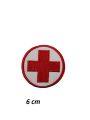 Red Cross Medic First Aid Nurse Doctor Emergency Logo Jacket Uniform Patch Sew Iron on Embroidered Sign Badge. 