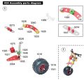 Intelligent Motorcycle assembly toy series 434. 