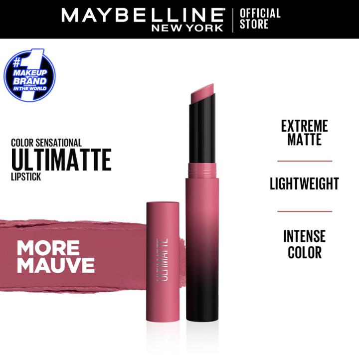 Maybelline New York Color Sensational Ultimatte Slim Lipstick - More Mauve