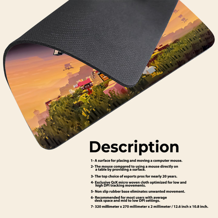 Gaming%20Mouse%20Pad%20Premium%20%208"%20x%206.5%20%20Thick%20Non-Slip%20Rubber%20Base,%20Smooth%20Cloth%20Surface%20for%20Precision%20Control%20-%20Tozistore%20-%20Image%204