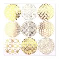 Round Gold Foil Metallic Stickers, Envelope Seals,Gift warping Labels Stickers,Wedding Invitations seal sticker 90pcs/lot. 