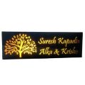Customize Light nameplate | Light house name plate | nameplate | stylish nameplate | Modern nameplate for house | nameplate for house | light nameplate for house. 
