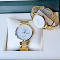 Original Casio - LTP-VT01G-7BUDF - Stainless Steel Wrist Watch for Women. 