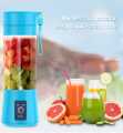 USB Rechargeable Juicer Blender 6 Blades Electric Blender Mini Portable Personal Size Juicer Cup USB Rechargeable Mixer 380ml Food Grade Water Bottle Portable Fruit Juicer Machine. 
