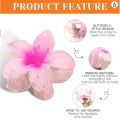 Flower Hair Clips For Girls Stylish Korean | Fancy Hair Claw Clips For Girls Korean |Korean Flower Gradient Egg Large Candy Colour Hair Claw Clips Catchers For Girls. 