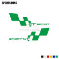 1 Pair Customizable GT SPORT Car Sticker Decal Car Styling For Renault Dacia duster megane captur clio sandero kadjar espace. 