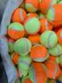 Super Duper Bouncy Sporty Cricket and Tennis Green Orange Ball. 