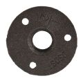 1/2 inch Black Cast Iron Pipe Fittings Floor Flange BSP Threaded. 
