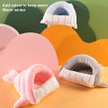 Squirrel Bed Semi-closed Design Cartoon Hamster Rat Warm Bed. 