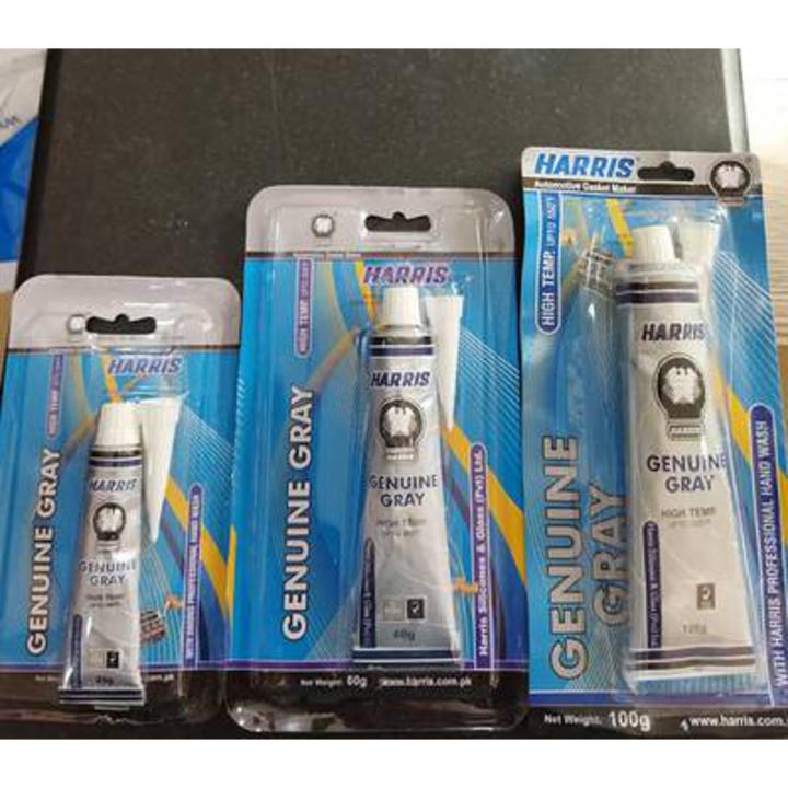 High Temperature Grey  Harris silicone sealant tube 25g