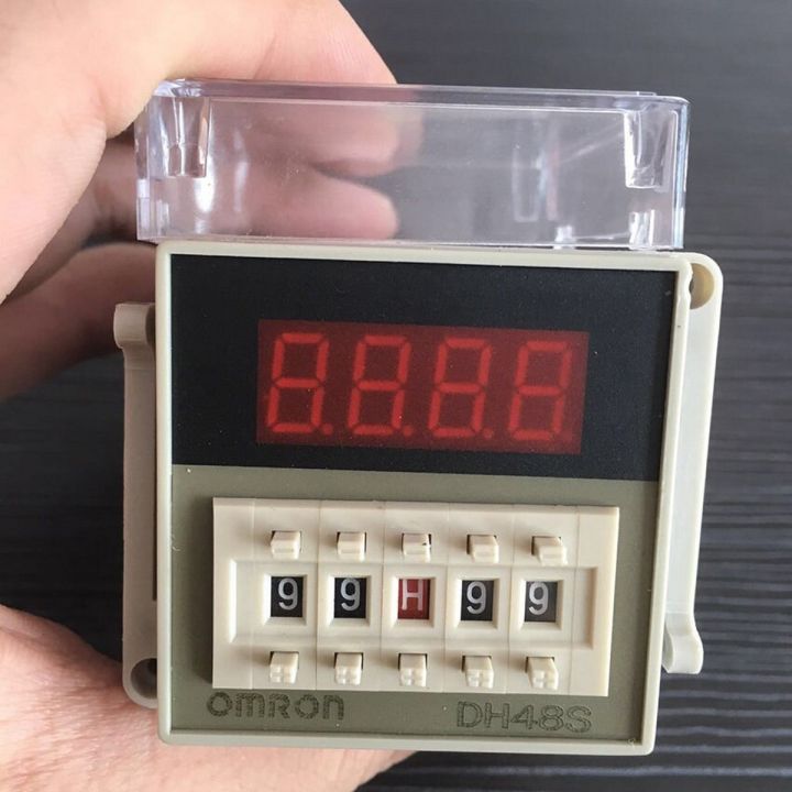 Digital twin timer relay dh48s s 8 pin (OMRON high copy) with base socket