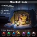 OMERIL Disco Light with Mood Light Mode, 7 RGB Color Changing, Timer and Dimmable Function, 2 in 1 Sound Activated Disco Ball Light for Party Kids' Birthday Home Bedroom ( standard UK plug socket Powered, Remote Control ). 