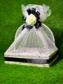 Beautiful Gift Basket with white net Wrap and beautiful flower Best for Birthday/Anniversary/Wedding/Gift By Maxify Store. 