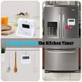 Home Desktop LCD Display Egg Timer Kitchen Timer Digital Timer Stopwatch Electronic Alarm Clock. 