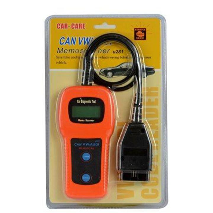 OBD II 2 CAN U281 Car Code Reader Scanner Memo Diagnostic Tool Memoscan Seat CAN-BUS OBD2 Diagnostic Scanner for AUDI VW Passat