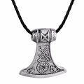 Kinitial Vintage Thor's Hammer Mjolnir Pendant Necklace Viking Scandinavian Norse Cross Knot Charm Necklaces Men Gift Jewelry. 