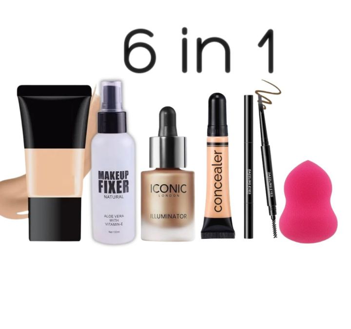 Pack of 6 Party /Daily Makeup Kit Deals Cosmetics High Quality Makeups