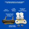 REAR SHACKLE LEAF SPRING / JHOOLA KAMANI FOR THREE WHEELER AUTO RICKSHAW. 