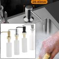 Kitchen Sink Liquid Soap Dispenser Pump Stainless Steel 350ML. 