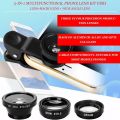 3 In 1 Fish Eye Lens Camera Kits Universal Wide Angle Macro Fisheye For iPhone 11 Pro XS MAX XR X 8 7 6s Plus Ojo De Pez Movil-fisheye. 
