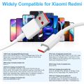 Original Xiaomi 33W 55W 67W 120W USB Type C Turbo Charger Cable For Mi 6A Type-C Fast Charging Data Cable  For Pocco  Black Shark Phones , Fast transmission, Stronger compatibility Mi Turbo Charge Type C Cable Note 11 Pro+ 5G 11T Pro K50s K50 PRO. 