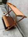 Portable Wooden Folding Table Double Portion Double Top. 