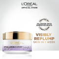 L'Oréal Paris Hyaluron Expert Replumping Moisturizing Care Day Cream Mask With Hyaluronic Acid, 50ML - Hydrating, Glass Skin. 