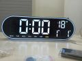 Large Digital Wall Clock With Remote Control Temperature Date Week And Display Timer Countdown Table Clock Wall And Dual Alarm. 