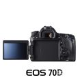 DSLR CAMERA 70D WITH KIT LENS. 
