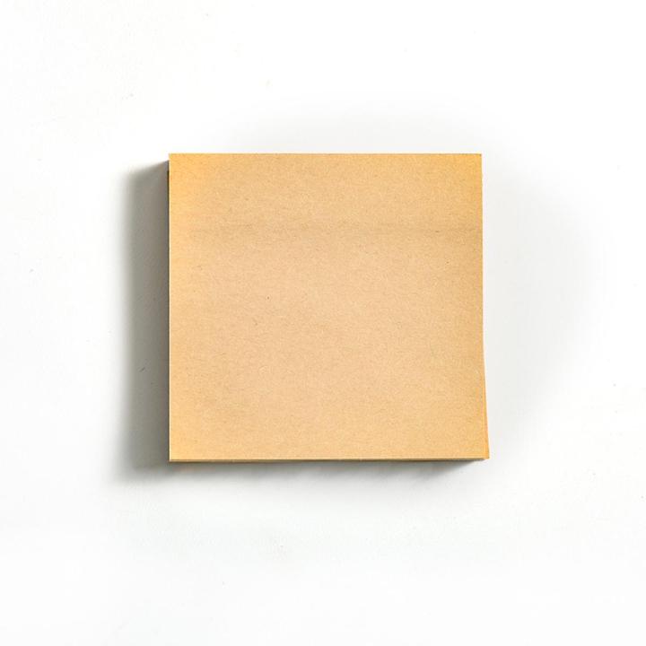 80 Sheets Horizontal Line/blank/grid Sticky Note Kraft Paper Notebook ...