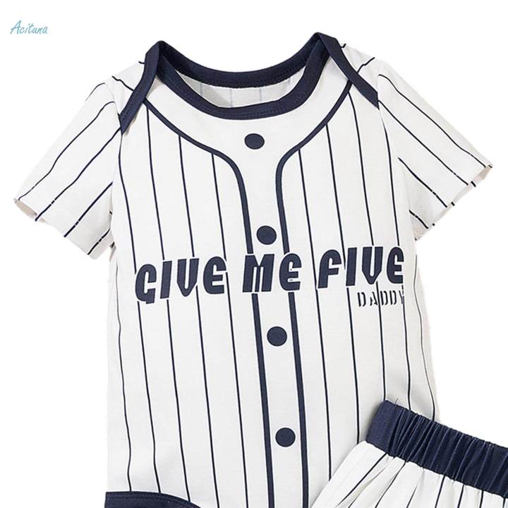 Kids%20Summer%20Outfits%20Set%20Baby%20Summer%20Clothes%20Printed%20Top%20Shorts%20Clothes%20Set%203%20to%206%20Months%20-%20Image%208