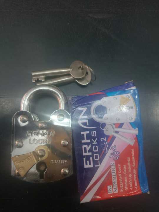 Heavy duty desi/padlock lock talla 2 inch high security | Daraz.pk