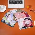 Anime SPY×FAMILY Loid Forger Anya Forger Yor Forger Universal Anti-slip Mouse Pad Leather Gaming Mice Mat Desk Cushion Fashion Comfortable For Laptop PC MacBook kids gift. 