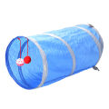 Pet Cat Kitten Tunnel Tube Toy Hide Playing Foldable House Hanging Ball Bell. 