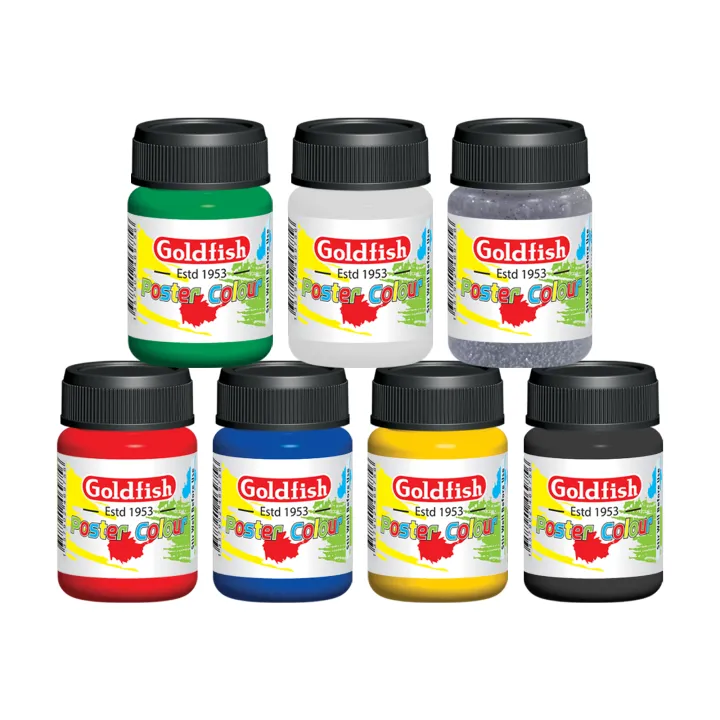 Goldfish%20Poster%20Colour%206+1%20(Free%20Paint%20Brush)%207%20different%20shades%2015ml%20Each%20Best%20Quality%20Colors%20Silver%20Special%20shade%20add%20(7%20Bottles%20in%20a%20box)%20-%20Image%202