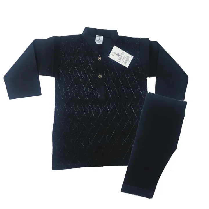 kids%20Chikankari%20Cotton%20Kurta%20Pajama%20Set%20-%20Image%202