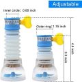 Fan Faucet Plastic kitchen shower splash water saving filter valve for kitchen tap plastic faucet tap water health filter with clip fan faucet with clip 360 Adjustable Flexible Kitchen Faucet tap water filter. 