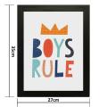 Set of 3, Children Room Minimalist Frames, Wall Hanging Frames for Children Room Decoration, Children Room Wall Decoration - Raqeeq KF12. 