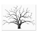 Wedding Thumbprint Tree Finger Painting Wedding Guest Book Green. 