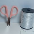 White Stretchy Elastic Cord/Thread for Jewelry Making & Art & Craft.. 