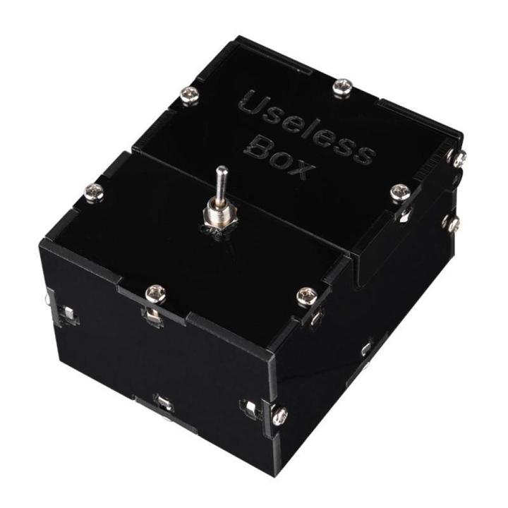 Mini Funny Toy Creative fts Turns Itself Off Useless Box Leave Me Alone Machine Surprise