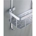 2 Layer Bathroom Corner Shower Shelf Aluminum Triangular Rack Storage Organizer. 