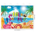 Party Supplies Hot Pink Balloon Arch Kit Yellow Dark Blue Beach Theme Summer Balloons Kit Girls. 