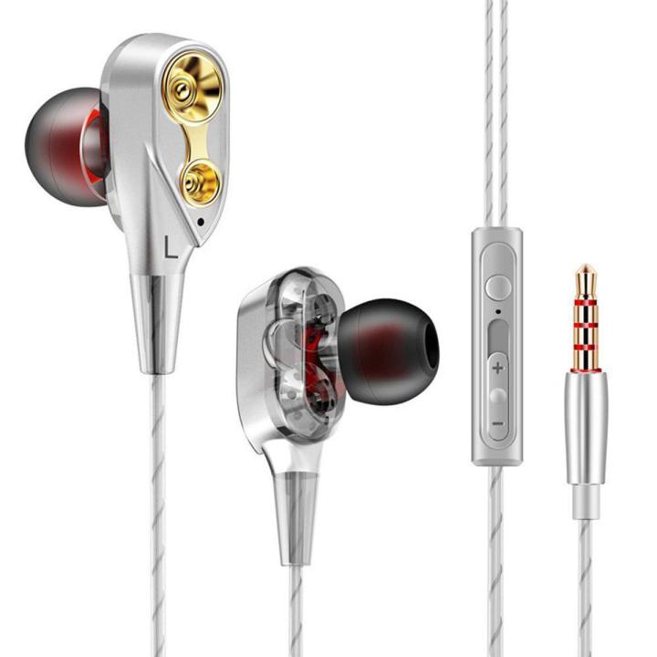 Super Bass Wired Earbuds,Dual Driver Earphones HiFi Deep Bass Earphones In Ear Headphones With Mic And Volume,noise Cancelling Headphones,Headset For IPhone, Samsung Smart Phones,PC