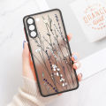 【2024】 For Samsung S24 S22 Ultra Case Cover Samsung Galaxy S23 Ultra S 22 S21 S20 FE S10 Note 20 10 Plus S8 Lavender Flowers Clear Case. 