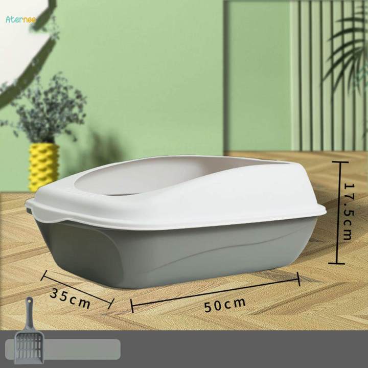 Pet Litter Trays with High Sides Kitten Potty Pan for Kitty Kitten Rabbit