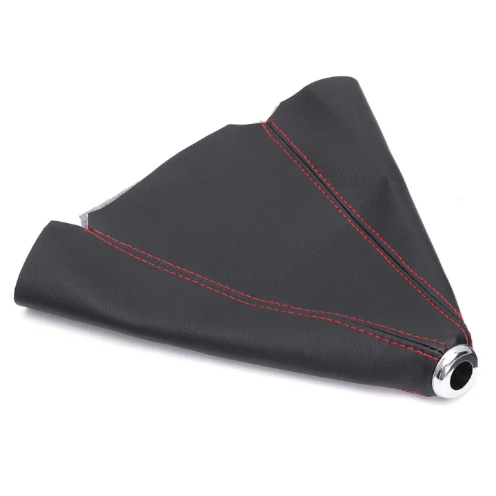 motor%20tool%20Black%20PVC%20Leather%20Gear%20Manual%20Shifter%20Shift%20Boot%20W%20/%20Blue%20Stitch%20Universal%204%20(Red)%20-%20Image%202