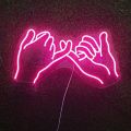 Hands Neon LED Light Sign for your room and for gifting. made with high quality neon light. 