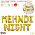 Mehendi & Maiyu Foil Balloon Theme Collection For Decoration Your Celebration Place, Home, Lawn, Garden, Ceremony Function Ubtaan, Haldi, Dholki, Raat Jaaga Decor Supplies Photo Booth Prop : gLJLrfLU. 